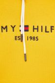 Кофта Tommy Hilfiger чоловіча колір жовтий з капюшоном з аплікацією (2814780)