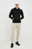 Кофта Guess чоловіча колір чорний однотонна (2464261)