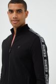 Кофта Guess чоловіча колір чорний з аплікацією (2464313)