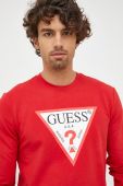 Кофта Guess чоловіча колір червоний з принтом (2434172)