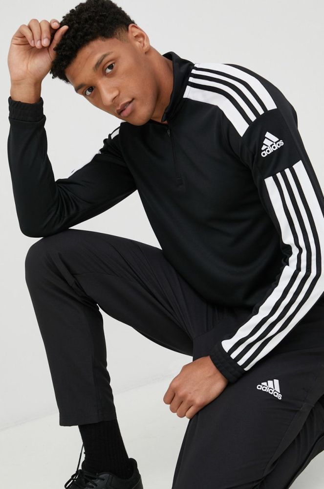 Тренувальна кофта adidas Performance Squadra 21 чоловіча колір чорний з аплікацією