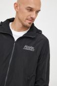 Куртка Karl Lagerfeld чоловіча колір чорний перехідна (2687763)