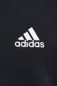 Кофта adidas чоловіча колір чорний однотонна (2518809)