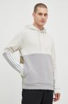 Кофта adidas чоловіча колір бежевий з аплікацією