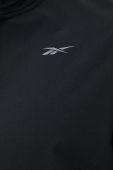 Лонгслів для тренувань Reebok Performance чоловіча колір чорний однотонна