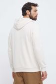 Кофта Puma чоловіча колір білий з капюшоном з принтом