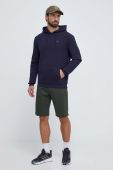 Кофта Guess чоловіча колір синій з капюшоном однотонна (3581680)