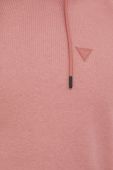 Кофта Guess чоловіча колір рожевий однотонна (2626320)