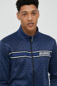Кофта Guess чоловіча колір синій з аплікацією (2959508)