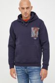 Кофта Guess чоловіча колір синій з принтом (2534418)