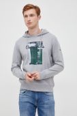 Кофта Pepe Jeans чоловіча колір сірий з принтом