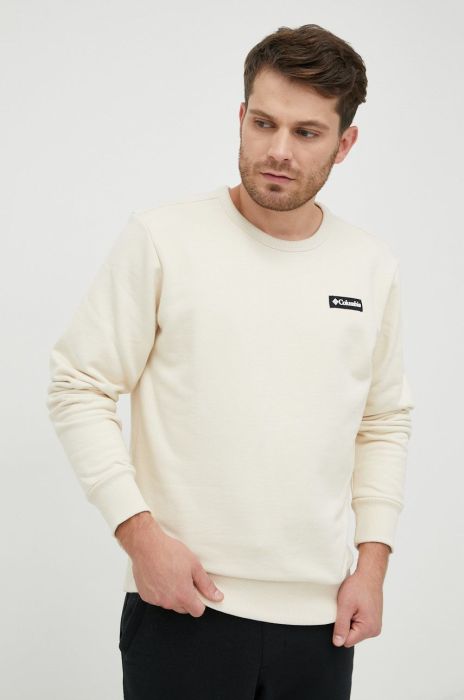 Кофта Columbia чоловіча колір бежевий однотонна (2544820)