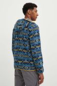 Кофта Columbia чоловіча колір синій з капюшоном візерунок 2013705-371