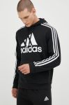 Кофта adidas чоловіча колір чорний з принтом (2518824)