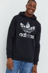 Кофта adidas Originals чоловіча колір чорний з принтом