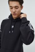 Бавовняна кофта adidas Originals чоловіча колір чорний з аплікацією HK7309-BLACK