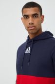 Кофта adidas чоловіча колір синій однотонна (2626360)