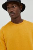 Кофта Superdry чоловіча колір жовтий однотонна (2482257)
