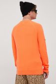 Светр Superdry чоловічий колір помаранчевий теплий