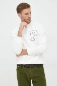 Кофта Pepe Jeans чоловіча колір білий з аплікацією