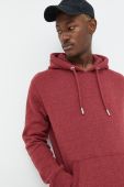 Кофта Superdry чоловіча колір бордовий меланж (2482306)