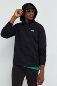 Бавовняна кофта Vans чоловіча колір чорний однотонна (2528565)