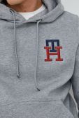 Кофта Tommy Hilfiger чоловіча колір сірий з аплікацією (2600601)