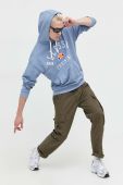 Кофта Ellesse чоловіча з капюшоном з аплікацією колір блакитний