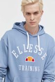Кофта Ellesse чоловіча з капюшоном з аплікацією колір блакитний