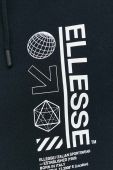 Кофта Ellesse чоловіча колір чорний з капюшоном з принтом SXP16076-Black