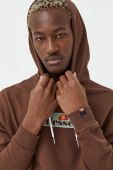 Кофта Ellesse чоловіча колір коричневий з принтом SHP15779-Brown