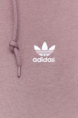 Кофта adidas Originals чоловіча колір фіолетовий з капюшоном з аплікацією