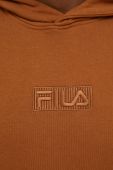 Кофта Fila чоловіча колір коричневий з аплікацією
