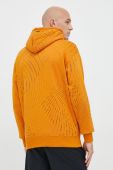 Кофта Puma чоловіча колір помаранчевий з капюшоном візерунок