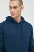 Кофта Puma чоловіча колір бірюзовий з капюшоном однотонна