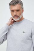 Кофта Lacoste чоловіча колір сірий однотонна SH9608-132