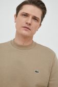Кофта Lacoste чоловіча колір коричневий однотонна SH9608-132 (3002000)