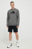 Кофта The North Face чоловіча колір сірий з аплікацією NF0A4SVRGVD1-GVD1