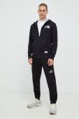 Бавовняна кофта The North Face чоловіча колір чорний однотонна