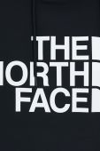 Спортивна кофта The North Face Tekno чоловіча колір чорний з капюшоном з принтом