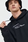 Кофта Primitive чоловіча колір чорний з капюшоном з принтом