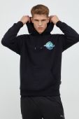 Кофта Quiksilver чоловіча колір чорний з принтом (2723995)