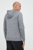 Тренувальна кофта 4F чоловіча колір сірий однотонна