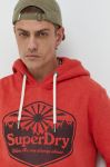 Кофта Superdry чоловіча колір червоний з принтом (2661030)