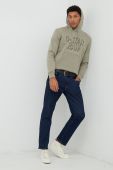Кофта G-Star Raw чоловіча колір зелений однотонна (2643364)