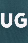 Бавовняна кофта HUGO чоловіча колір зелений з принтом (3603762)
