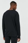 Лонгслів HUGO чоловічий колір чорний однотонний (2774544)