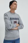 Кофта Napapijri чоловіча колір сірий меланж (2571123)
