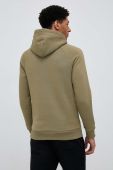 Кофта Peak Performance чоловіча колір зелений з капюшоном однотонна (3080205)
