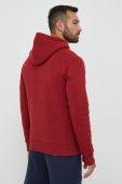 Кофта Peak Performance чоловіча колір бордовий однотонна